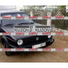 Бампер передний (черный) С Усилителем TYG для Volkswagen JETTA 1989-1992 - фото 3